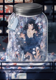 水族瓶海兔瓶子