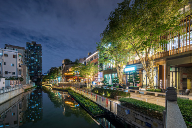广州荔湾西关永庆坊旅游区夜景
