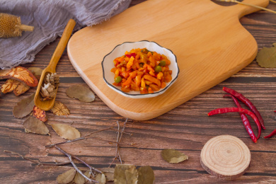 美味腌制萝卜干高清大图