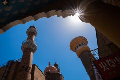 中国新疆乌鲁木齐大巴扎