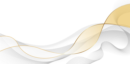 银色金色奢华优雅曲线矢量素材