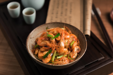 油爆小河虾