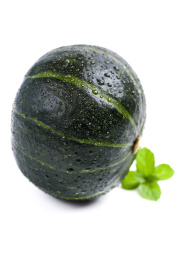 白底上摆放着板栗南瓜