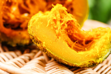 竹篮里的贝贝南瓜