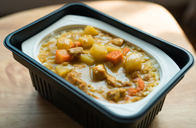 咖喱牛肉味自热米饭