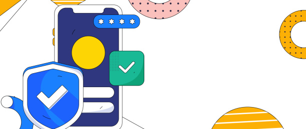 网络支付安全人物扁平矢量概念运营插画