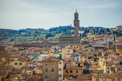 意大利佛罗伦萨领主广场风光