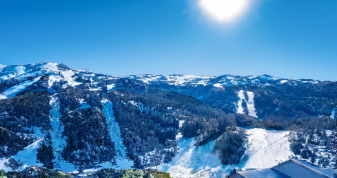 澳洲堪培拉科林森林山雪山风光