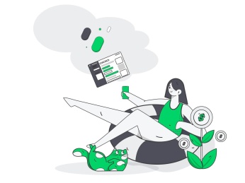 科技改变生活度假的女性悠闲赚钱工作