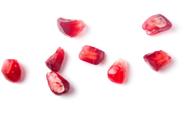 白底上放着突尼斯石榴