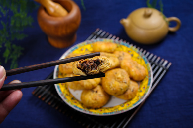 地方特产美食梅干菜酥饼