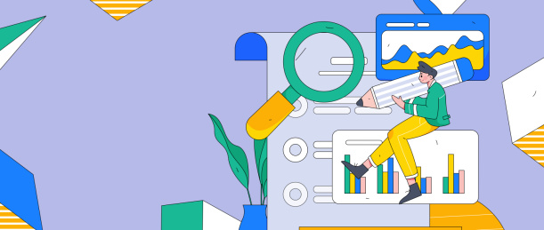 孟菲斯邀请好友进行问卷调查扁平矢量概念运