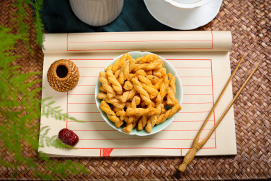 特色小吃美食小麻花