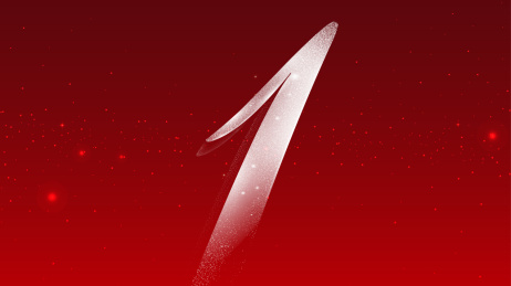 1周年庆典 庆祝活动 数字矢量背景