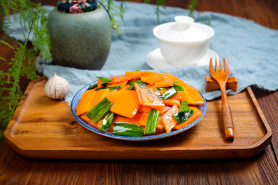 素食斋菜小炒萝卜片