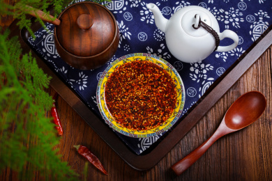 香辣美味调味料红辣椒油