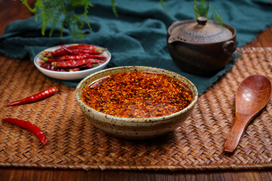 香辣美味调味佐料油泼辣椒