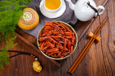 香辣美味特色小吃香脆芝麻辣椒
