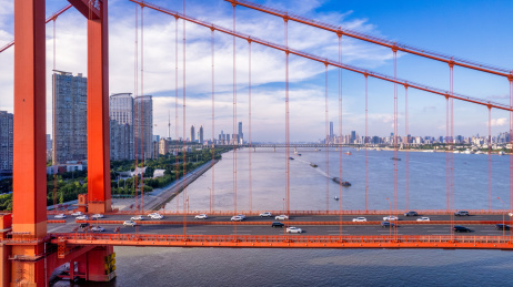 中国湖北武汉鹦鹉洲长江大桥