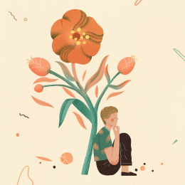 男孩与蔷薇花的联想4