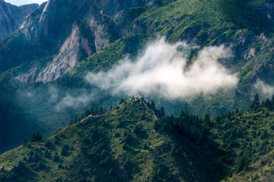 中国甘肃扎尕那风景
