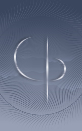 浅灰色背景新中式古朴数字4水墨风格海报