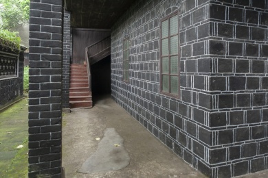 中国四川宜宾横江古镇朱家民居石城别墅