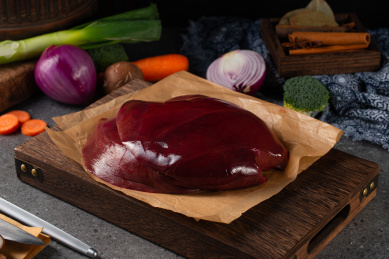 生鲜猪肝部位分割