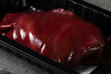 生鲜猪肝部位分割