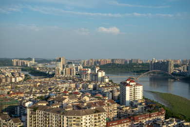 四川省绵阳市城市天际线