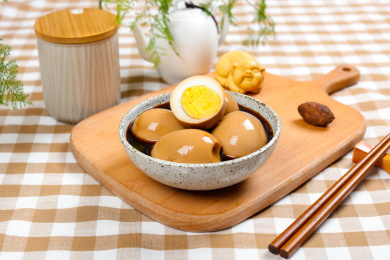 传统小吃美食五香茶叶蛋