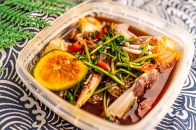 潮汕生腌梭子蟹