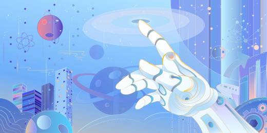 元宇宙未来科技机器人