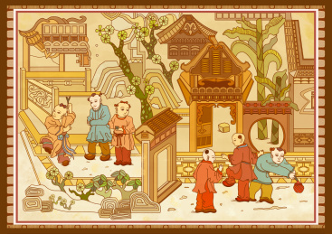 徽州百子图