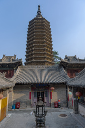 中国山西觉山寺砖塔