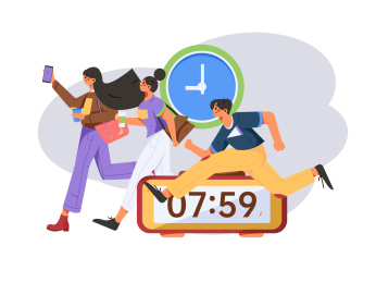 锻炼健康跑步矢量互联网运营插画