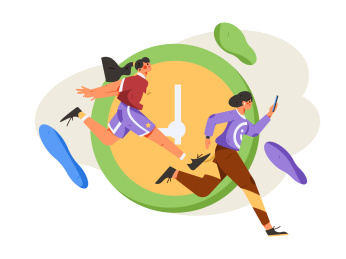 锻炼健康跑步矢量互联网运营插画