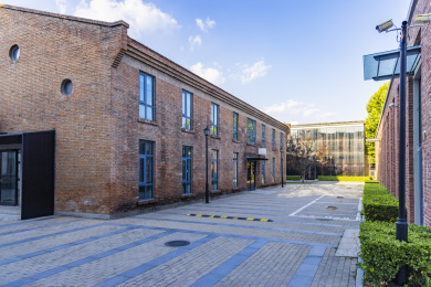 中国天津棉三创意街区建筑风光