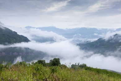 中国四川宜宾金沙江向家坝库区风景