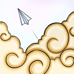 云朵元素插画 云 天空