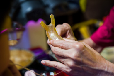 中国民间手工艺吹糖人