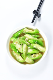 一碟清炒丝瓜