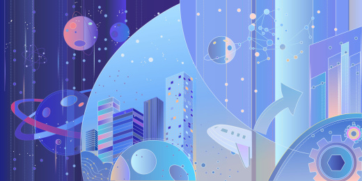 元宇宙赛博朋克科技商务