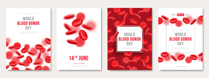 世界献血者日三维图海报