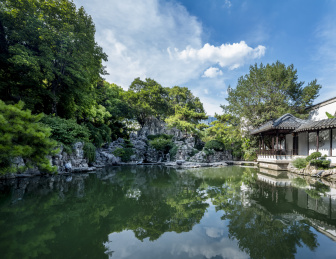 中国江苏南京古典园林假山