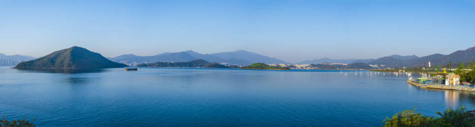 中国香港大美督山海自然全景风光