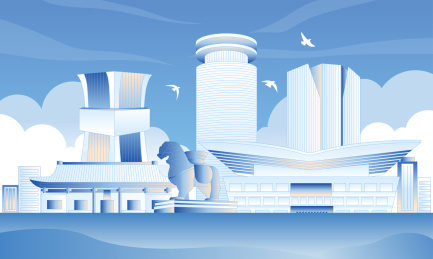 沧州旅游城市插画
