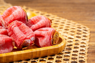 柿饼吊柿饼
