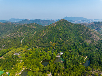 中国江苏苏州天平山景区风光