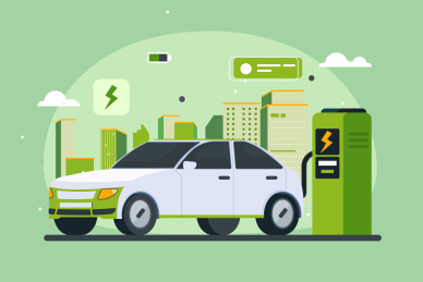 新能源充电电车